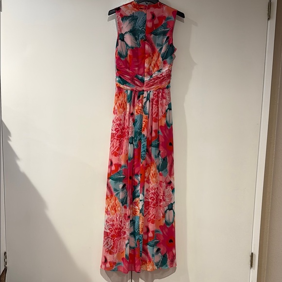 Vince Camuto Floral Sleeveless Maxi Dress - Multicolor - Picture 3 of 5